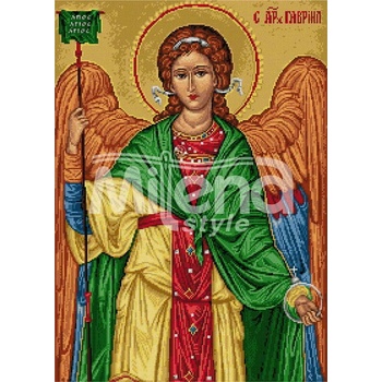 Milena Style Свети Архангел Гавраил - гоблен със схема конци Ariadna 1: 1