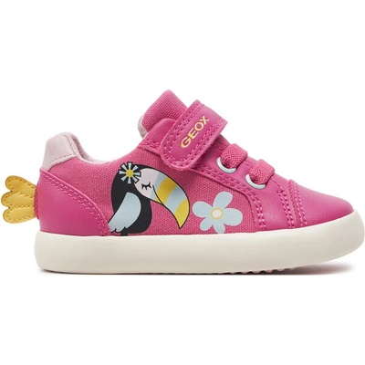 GEOX Сникърси Geox B Gisli Girl B451MC 01054 C8301 M Fuchsia/Lt Yellow (B Gisli Girl B451MC 01054 C8301 M)