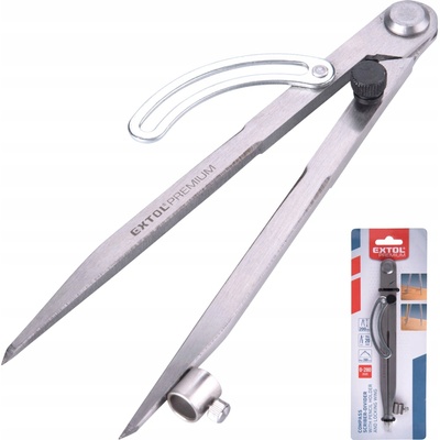 EXTOL PREMIUM Kružidlo s držiakom na ceruzku 0-280mm 8801800