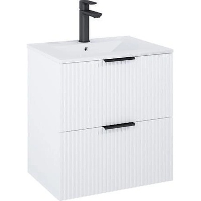 Roca Шкаф Unik Reef с 2 чекмеджета и умивалник, 615 x 465 mm, matt white (A852477529)