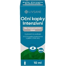 Livsane Očné kvapky suché oči bez konzervantov s 0,1% HA 10 ml