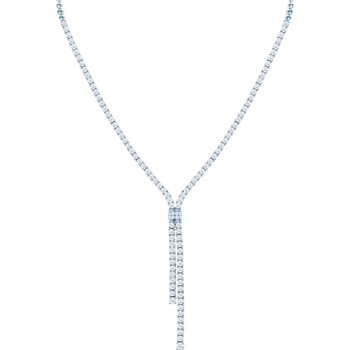 SAVICKI Колие Savicki: бяло злато, диаманти