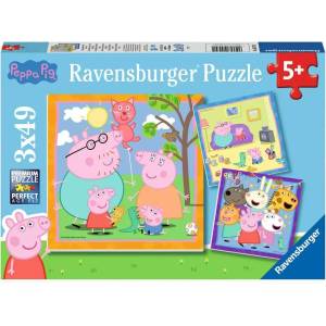 Ravensburger - Puzzle 3x49 Peppa Pig - 40 - 99 piese