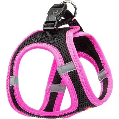 Ferplast KAORI P Small - Нагръдник за кучета със светлоотразителни нишки, A: 30-32 см B: 36-44 см. - розов