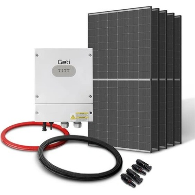 GETI sada pro ohřev vody GWH01 2250W 5x PV Trina