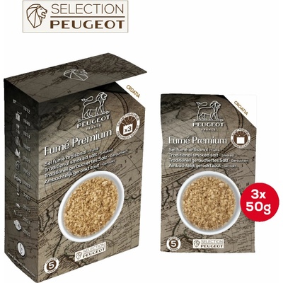Peugeot Údená morská soľ Premium, 3 x 50 g 46958