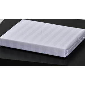 PROFOD HOTEL ATLAS GRÁDL COMFORT / Bavlněné povlečení, proužek 20 mm, 140g/m2 - bílá 140x200 cm (prof_2425)