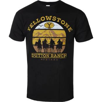 HYBRIS Мъжка тениска Yellowstone - Cowboys - Черна - HYBRIS - PM-1-YSTN013-H90-6-BK