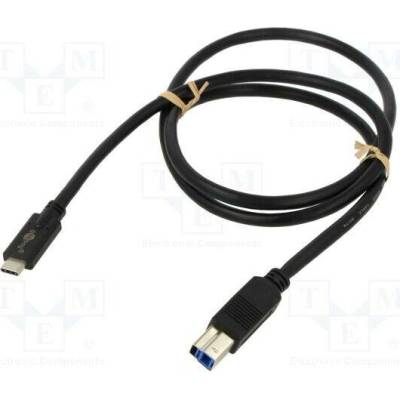 Goobay 67986 USB 3.0 USB B vidlice USB C vidlice 1m černý
