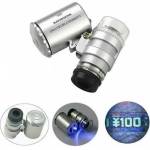  Джобен микроскоп 60× с uv и led светлина (1502)