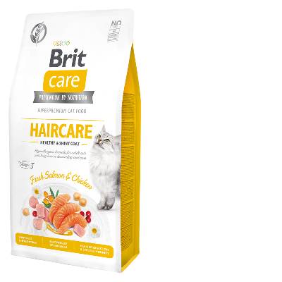 Brit Care Cat Grain-Free Haircare Healthy & Shiny Coat 7kg