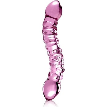 Pipedream Icicles No. 55 dvojité sklenené dildo na bod G