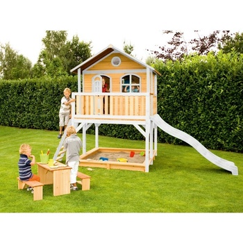 Axi Detský domček AXI Max White/Brown