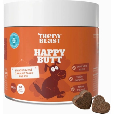 Happy Butt podpora análnych žliaz a správnej stolice pre psov 60 ks Therabeast