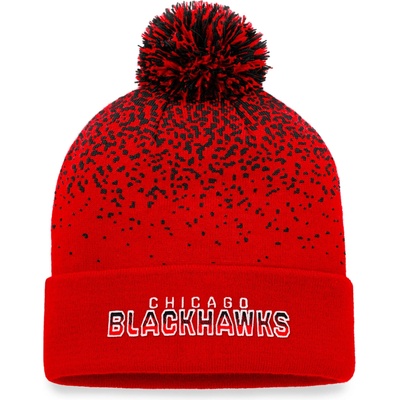 Icon Zimná čiapka Fanaticsic Gradiant beanie Cuff with Pom Chicago Blackhawks