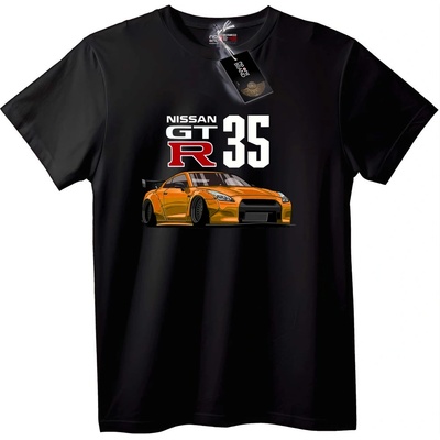 Тениска Nissan GT-R 35 - XXS, Black