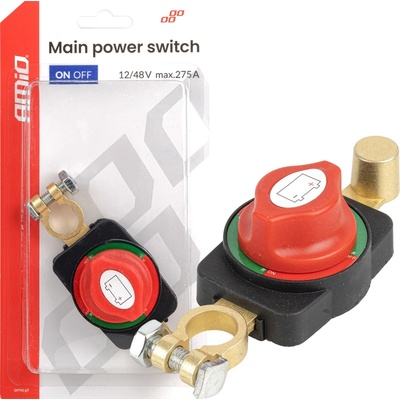 AMiO - Hlavný vypínač autobatérie 12V-48V max 275A 04830