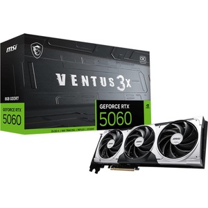 MSI GeForce RTX 5060 VENTUS 3X OC 8GB GDDR7 128bit Видео карти