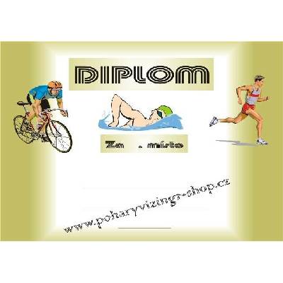 Vizingr Triatlon diplom A4 č.1