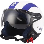 Sparco Каска за мотор Sparco BHR sp-501 бяло / синя 60052 размер S Мотоциклетна каска, шлем