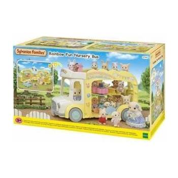Sylvanian Families Аксесоари за Къща на Кукли Sylvanian Families 5744 Rainbow Fun Nursery Bus