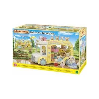 Sylvanian Families Аксесоари за Къща на Кукли Sylvanian Families 5744 Rainbow Fun Nursery Bus