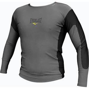 Everlast Мъжка тениска за компресия EVERLAST Rashguard Longsleeve сива 4430