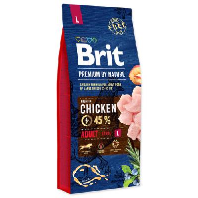Brit Premium by Nature Adult Large Breed Chicken 15 kg 2 pytle (2x15 kg)