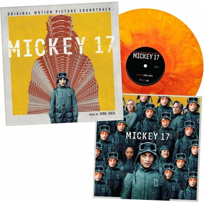 OST - Mickey 17 Jung Jae-il Fire Red,Orange Vinyl LP
