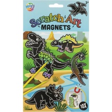 Grafix Škrabací obrázky s magnetky Dino