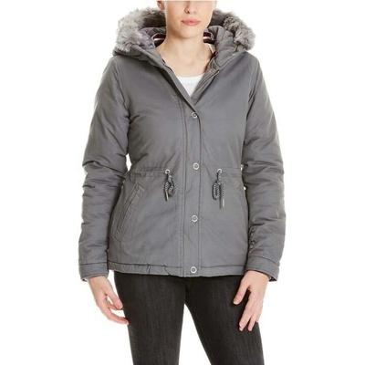 Bench Padded Jacket With Fur Lining Dark Grey