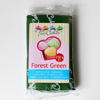 FunCakes potahový Fondán forest tmavá zelená 250 g