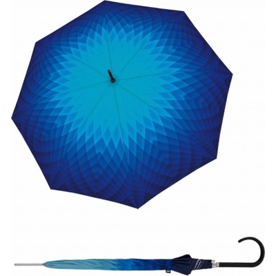 Doppler Carbonsteel Long AC Fusion blue holový vystřelovací deštník modrý