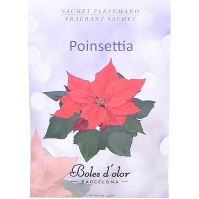 Boles d´olor vonný sáček velký papírový 12 x 7 cm Poinsettia Vánoční hvězda