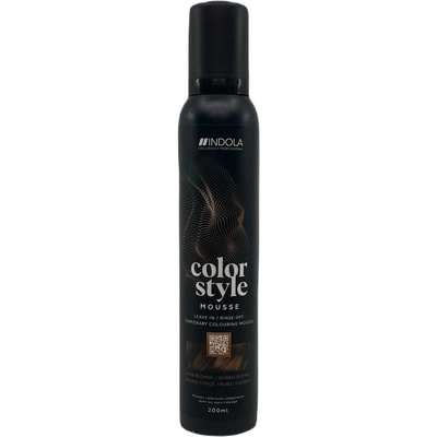 Indola Color Style Mousse 200 ml полутрайна боя Dark Blonde
