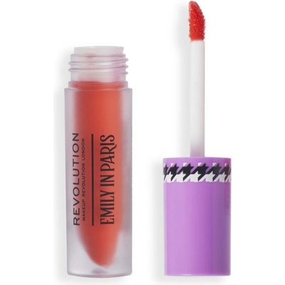Makeup Revolution Emily In Paris Mimosa Orange Rouge tekutá rtěnka 3 ml
