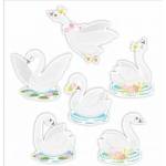 LearnHow Double-sided window decorations - Labedzie 01 6pcs