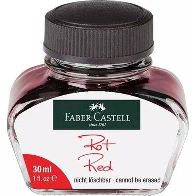 Faber-Castell 0025/1487040 Fľaštičkový atrament 30 ml červený