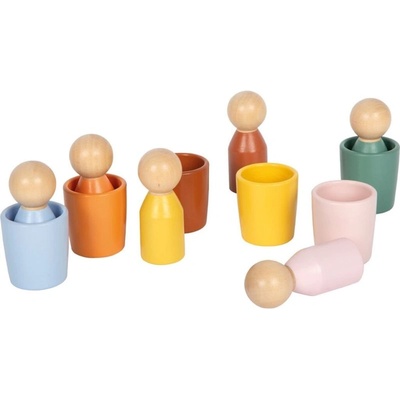 Legler Montessori комплект играчки от дърво 12m+ 12 бр