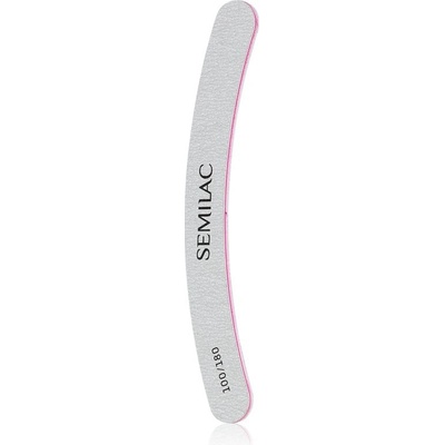 Semilac Accessories Nail File 100/180 pilník na akrylové a gélové nechty 100/180