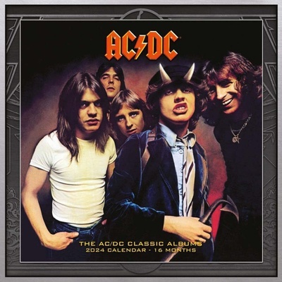 AC/DC nástěnný 30×30 cm 2024