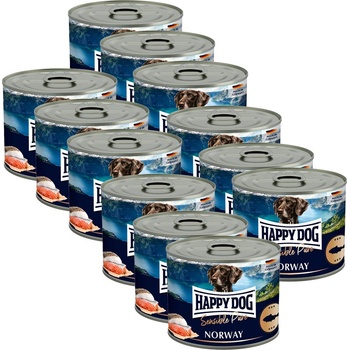 Happy Dog Лосос Пур Норвегия - 12 x 200 г / лосос
