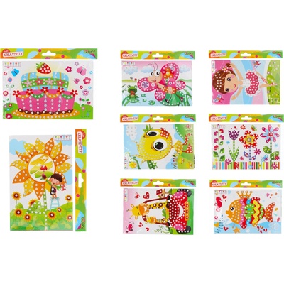 Kreativní set vánoční přání s kamínky + obálka140x230mm