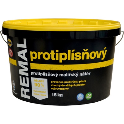 BARVY A LAKY TELURIA REMAL PROTIPLESNOVY - protiplešnová farba - biela - 4 Kg