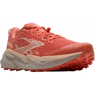 Brooks Cascadia 19 W Peach Echo/Chateau/White
