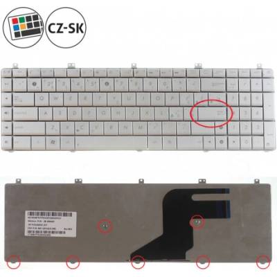 Asus N75Y klávesnice