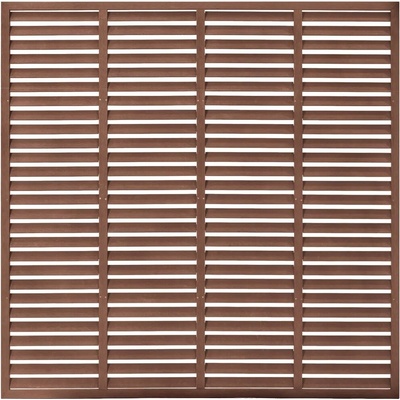 Nabytek XL Lamelový plot WPC 180 x 180 cm hnědý