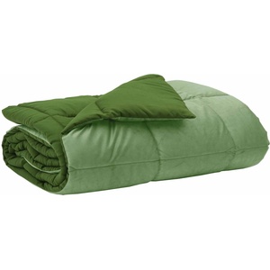 Pure Line Home Всесезонна олекотена завивка Soft Duo All Season от микрофибър, зелена