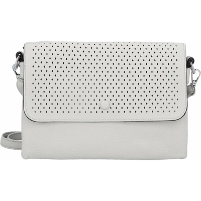 Trendy dámská koženková crossbody kabelka Kasandra šedá