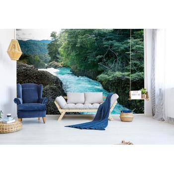 DIMEX ART s. r. o Самозалепваща се флизелинова фототапета река фуй, чили 375 x 250 см